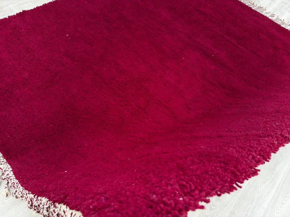 Moroccan handmade wool rug 2.5 x 1.5 m