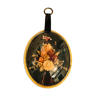 Large frame medallion vintage dried flowers