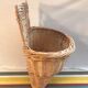 Ancien panier vendange cueillette en osier tressé décoration vintage