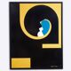 Yves Plantevin large oil on wood panel 1974