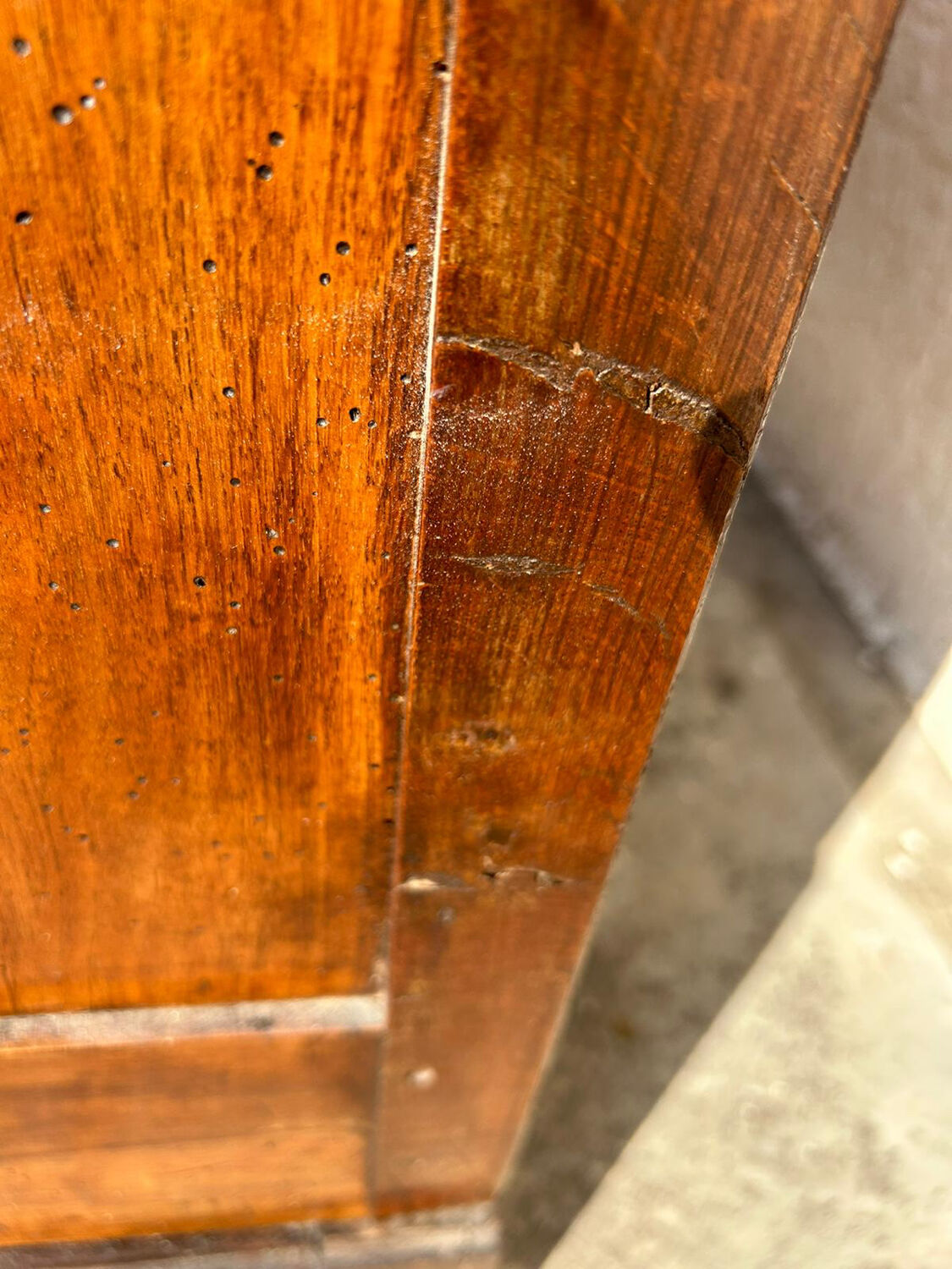 Antique wardrobe Louis XV style walnut