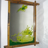 Bamboo mirror from the 40s - 50s