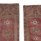 Handwoven Turkish Oushak Wool Bath Mats, 1970s, Set of 3 48 x 106 - 46 x 96 cm