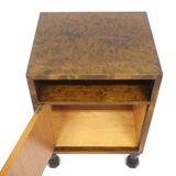 Birch bedside table, Axel Larsson for Bodafors, Sweden, 1960