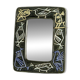 Miroir Oiseaux En Céramique Lisa Larson Série Harlequin/ Gustavsberg (
