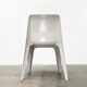 Stackable German chair in mid-century space age style by Helmut Bätzner for Bofinger, 1960s.