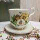 Antique porcelain cup and sub-cup