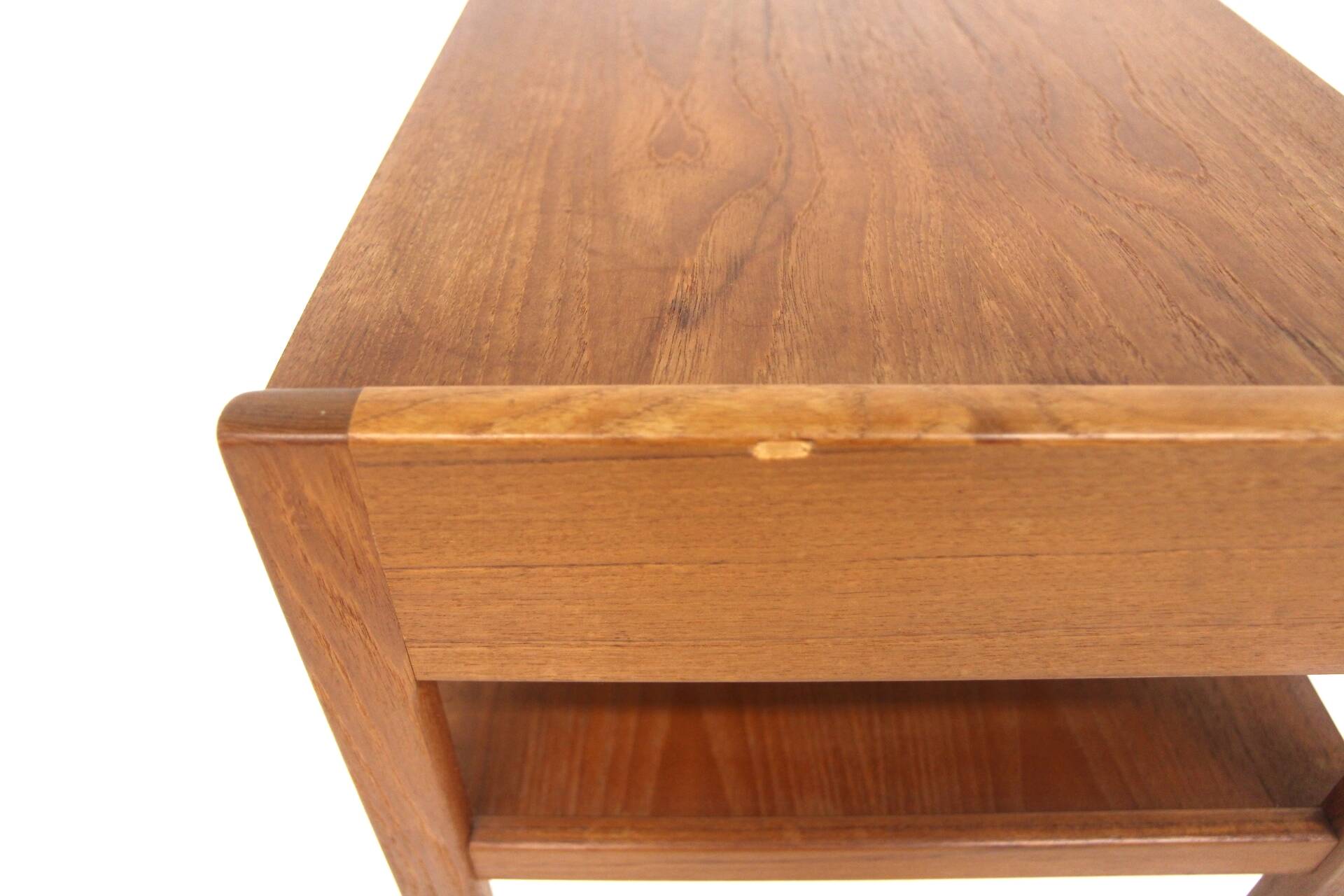 Scandinavian teak and rattan worker, Sweden, 1960s