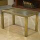 Table basse en laiton attribuée à Willy Daro 1970’s
