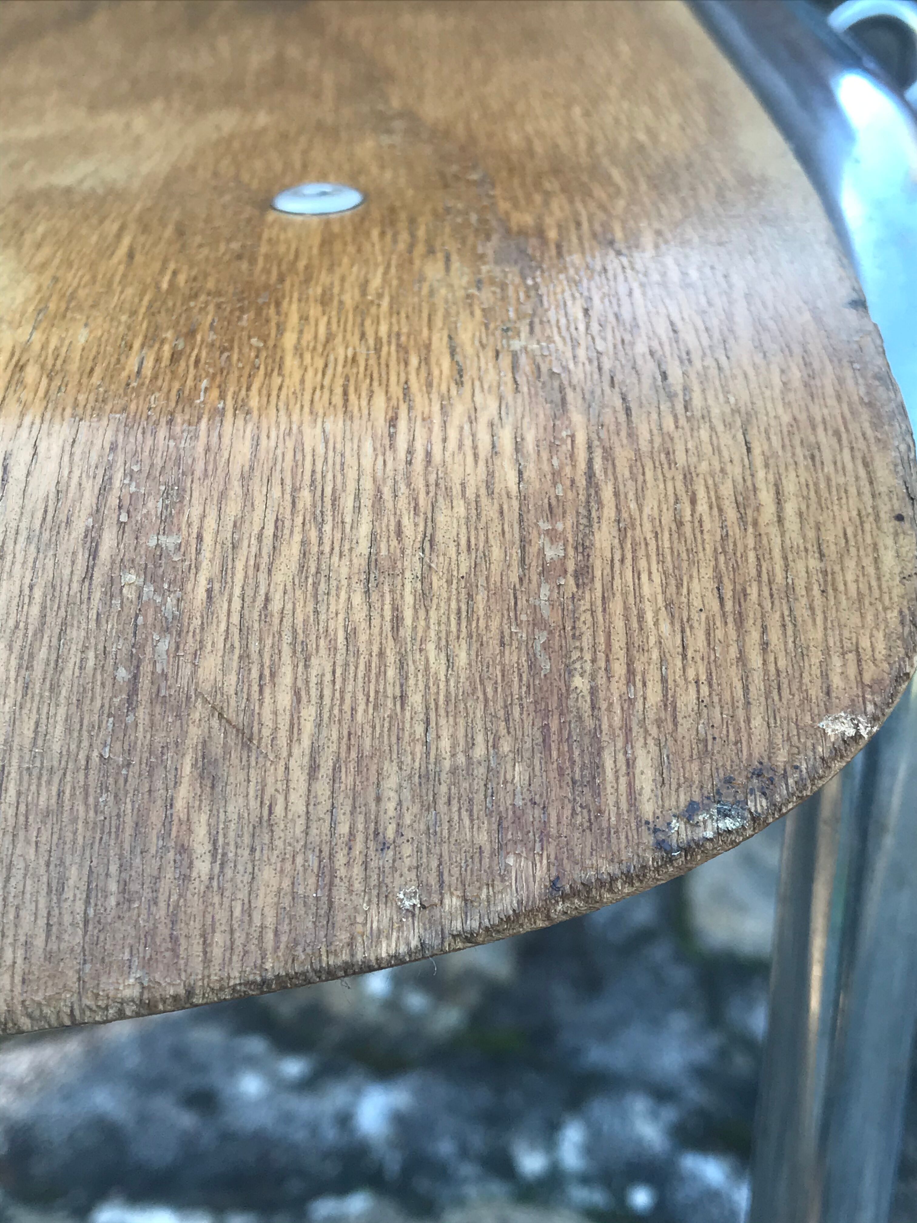 Suite de six chaises circa 1960