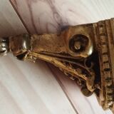 Page 1 of 7 Small wall console in rocaille style – patinated gold decor, Louis style