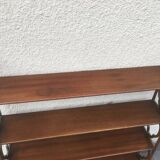 English Mahogany Wall Shelf – Georgian Style Bookcase Early 20th Century