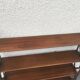 English Mahogany Wall Shelf – Georgian Style Bookcase Early 20th Century