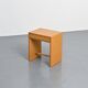 Rare stool in particle board by Max Bill, Ulm, circa 1962.