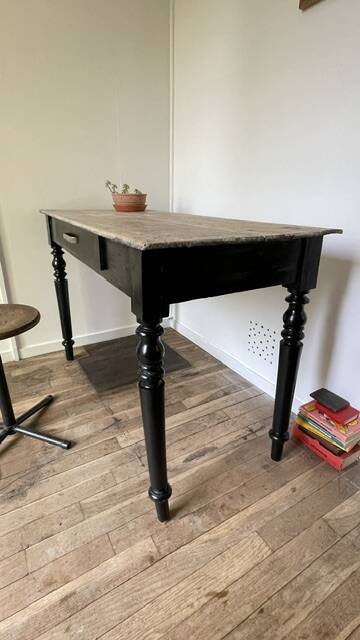 TABLE Desk ANTIQUE Louis Philippe style