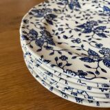 Set of 6 English earthenware plates