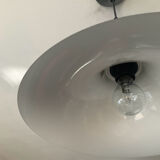 Vintage black metal pendant lamp