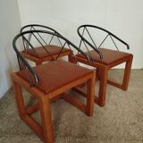 3 fauteuils Post Moderne