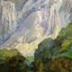 Tableau « Massif Alpin », Robert Barré, 1966, Huile sur toile
