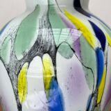 Postmodern glass vase by Hans Jürgen Richartz for the Richartz art collection, 1980s.