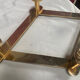 Brass extendable wall coat rack