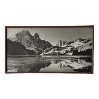 Mountain photo, vintage