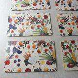 Lot de 9 planches à découper, en formica, vintage
