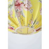 Vintage round Japanese-style printed pendant lamp