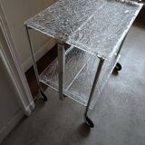 Platex frosted effect serving trolley