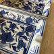 2 Meissen style onion ashtrays