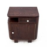Pair of art deco bedside tables, Poland, 1950s, renovated