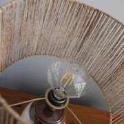 Lampe à poser en céramique craquelée, années 80