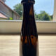 Antique amber glass vase