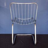 70s chrome metal chairs