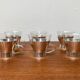 Mid-century German tea glasses by WMF, 1960s, set of 6.