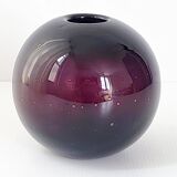 Vintage Murano glass ball vase 1960