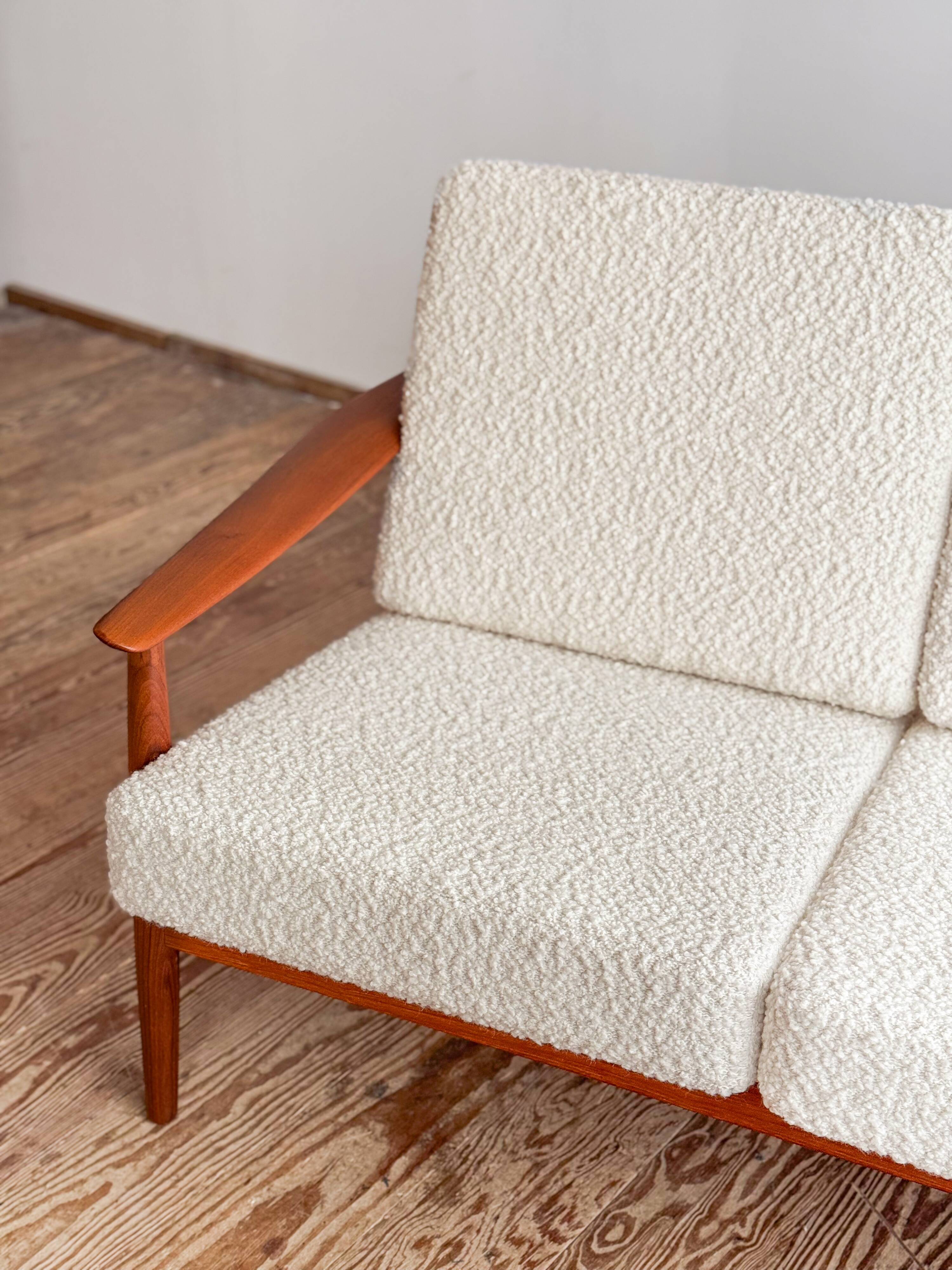 Canapé 3 places Arne Vodder modèle FD164 pour France & Son, Danemark