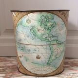 Paper basket 1960 screen-printed sheet Massilly