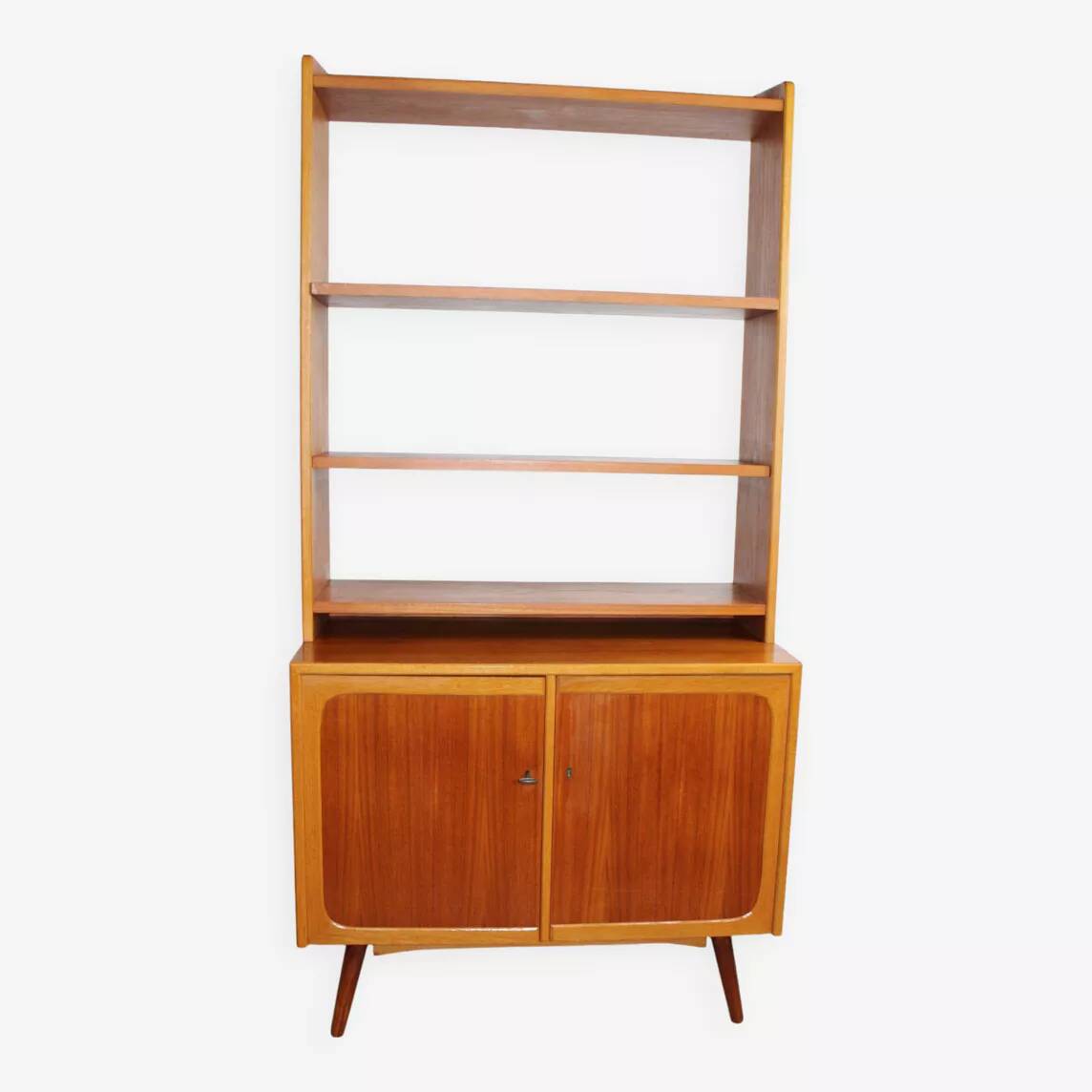 Vintage Scandinavian teak library – Sven Dyrlund – 1960s