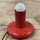 1970 Kama Keur red metal lamp