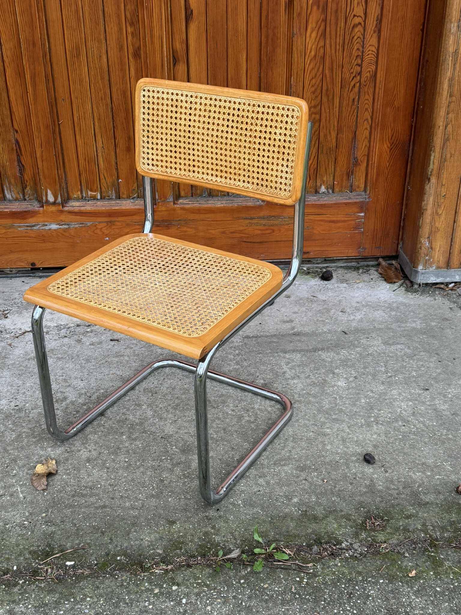 6 Mid-Century Modern Italian Marcel Breuer B32 Cesca Chairs