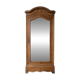 Antique solid wood wardrobe with mirror