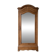 Antique solid wood wardrobe with mirror