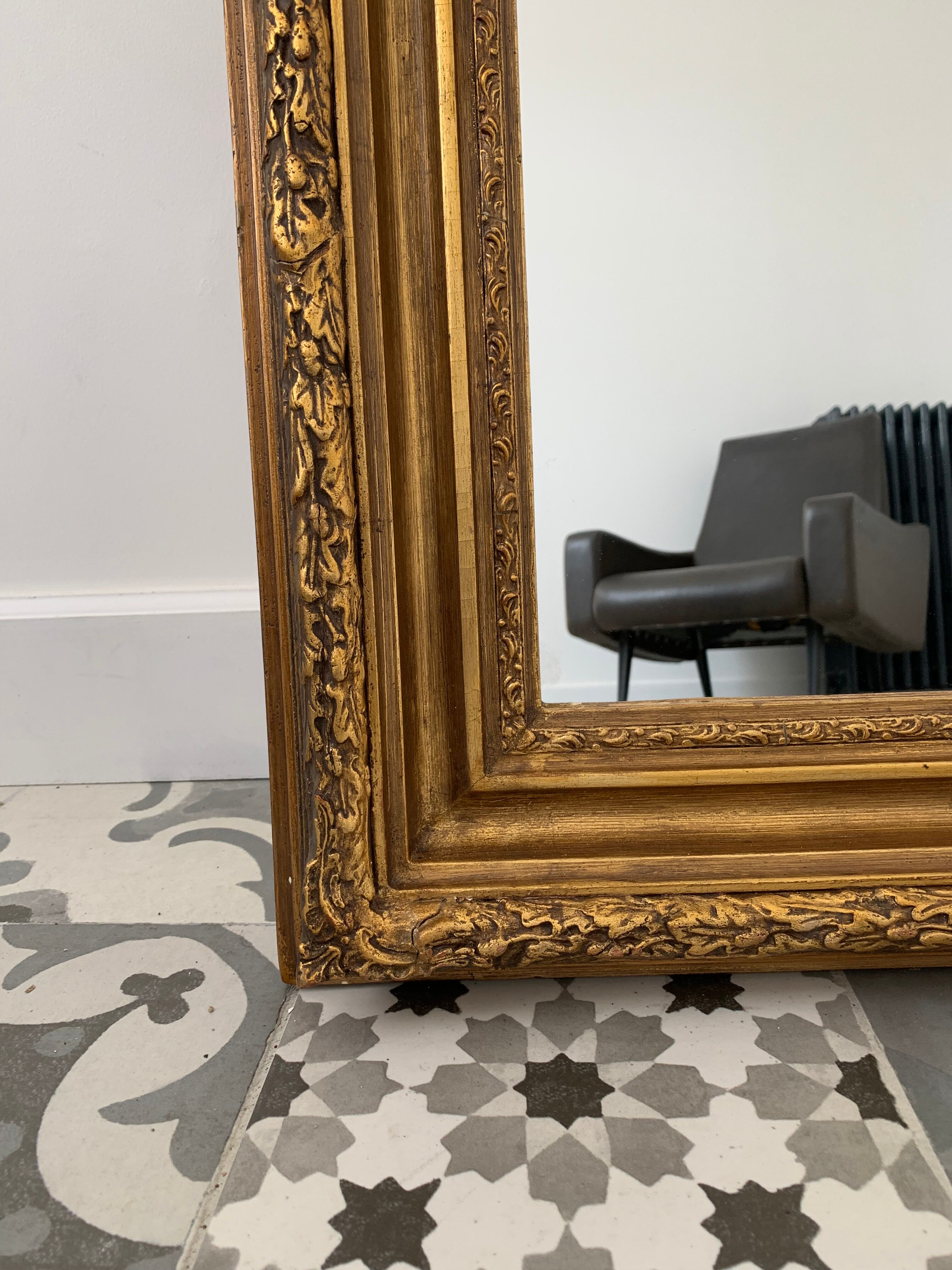 Old mirror 135x90cm.