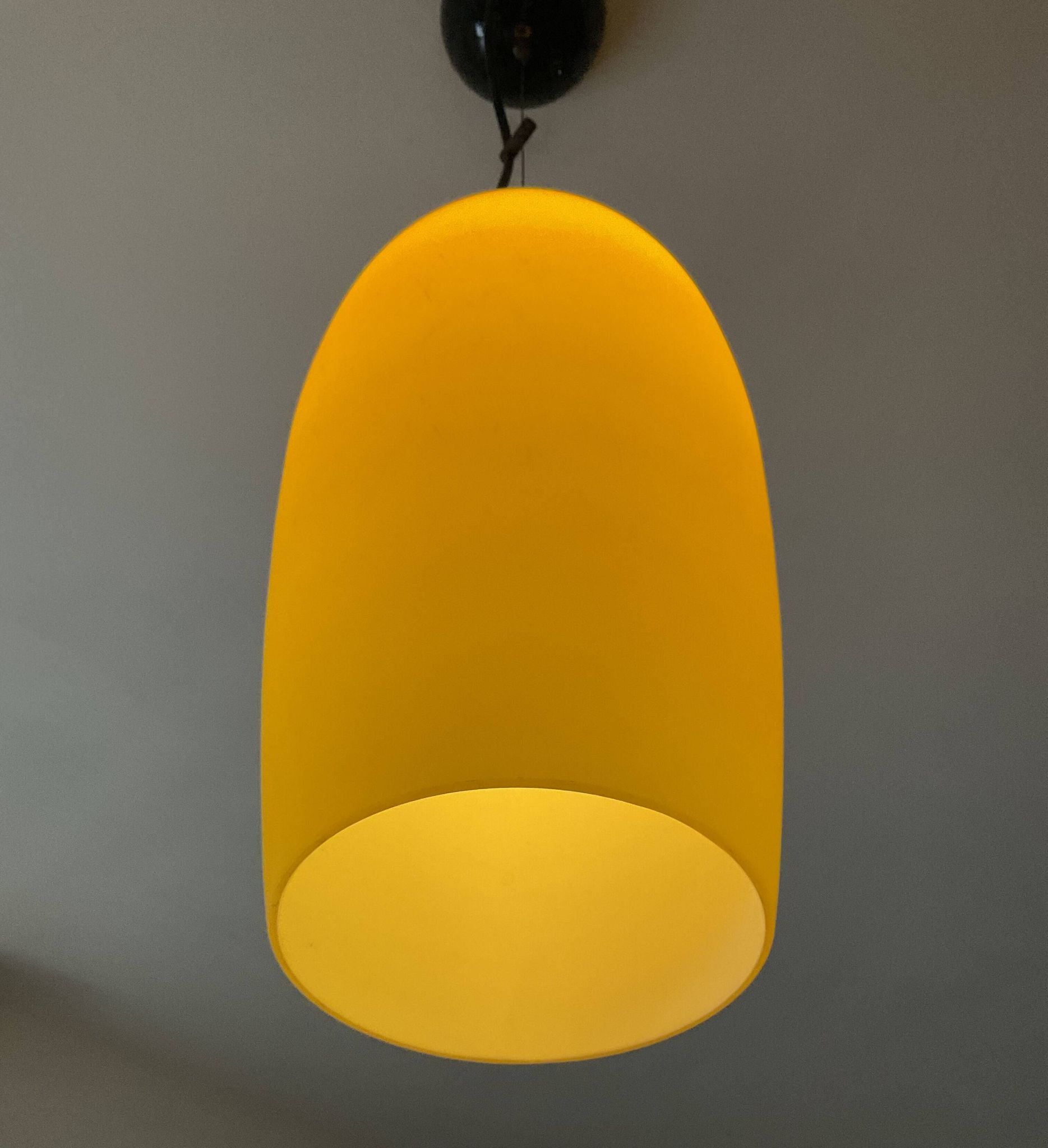 Piet Kramer Leuchten design pendant light in glass paste