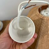 Vintage raffia pendant light