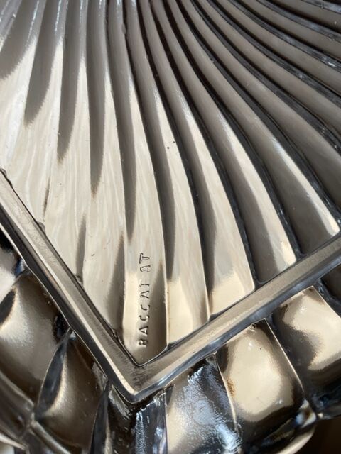 Plateau Baccarat crystal nineteenth century