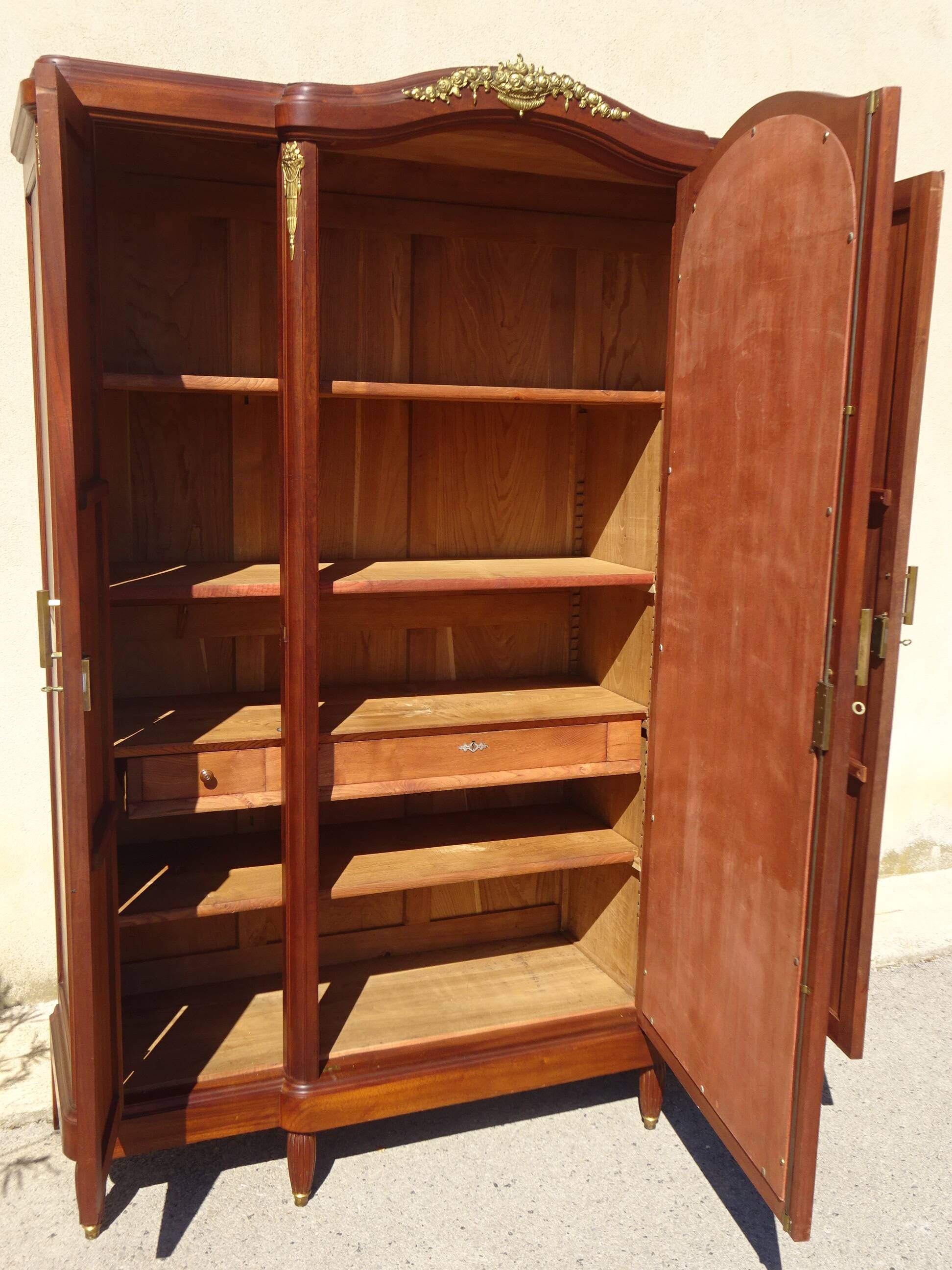 Louis XVI style mahogany cabinet