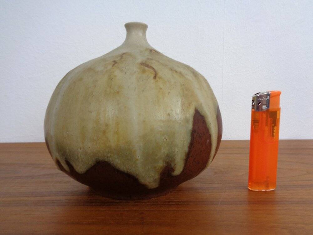 Danish Studio Ceramic Vase, 1960s