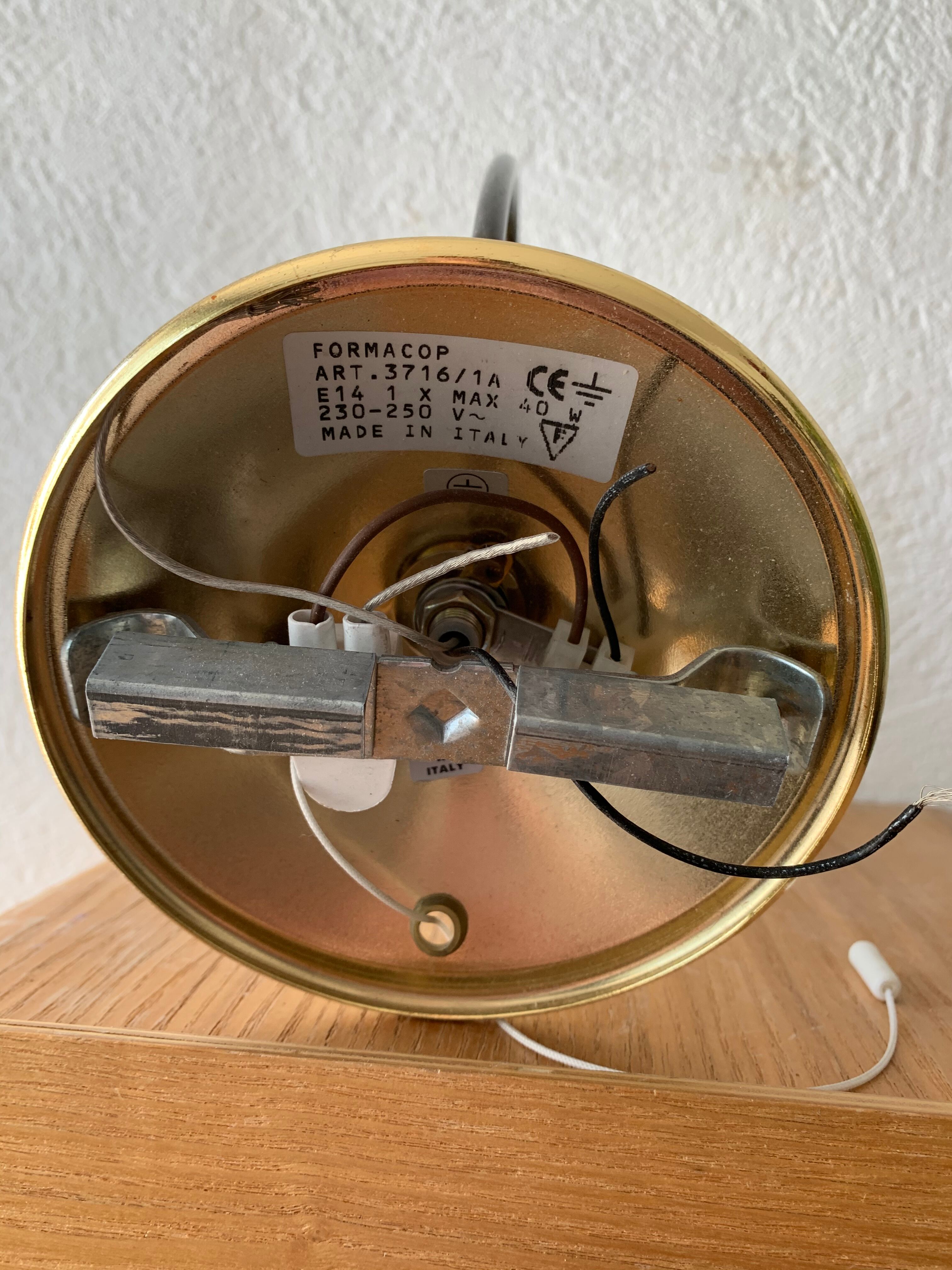 Vintage gold wall light